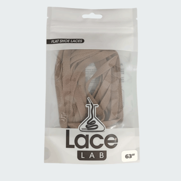 Lace Lab Flat Shoe Laces "Beige / Taupe"