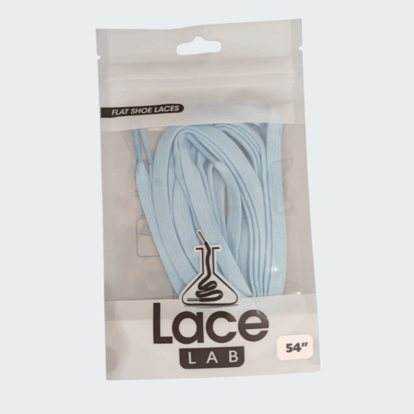 Flat Shoe Laces Baby Blue