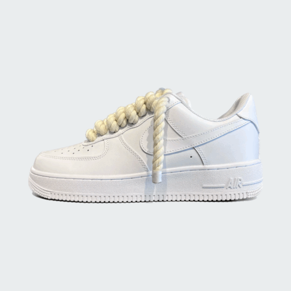 Rope Lace Air Force – Weiß/Beige