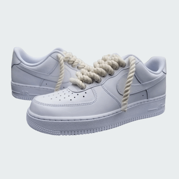 Rope Lace Air Force – Triple White