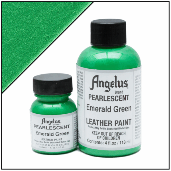 Angelus Lederfarbe Pearlescent – Emerald Green